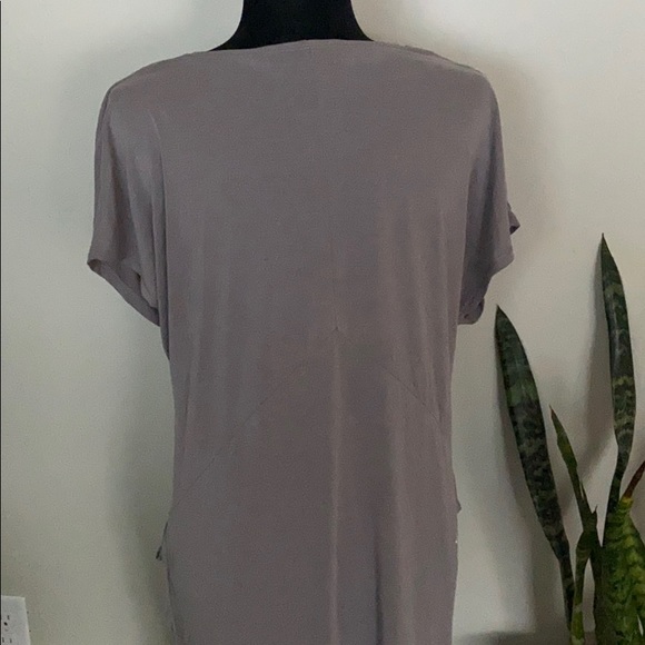 Rachel Roy charcoal drape pocket dress Size S - Picture 6 of 6